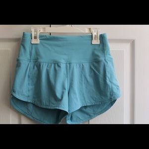 Lululemon high rise speed shorts 2.5